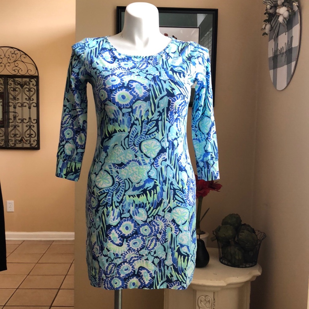Lilly Pulitzer Dress Medium Blue